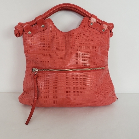Pietro Alessandro dark coral orange top handle bag - Picture 6 of 11